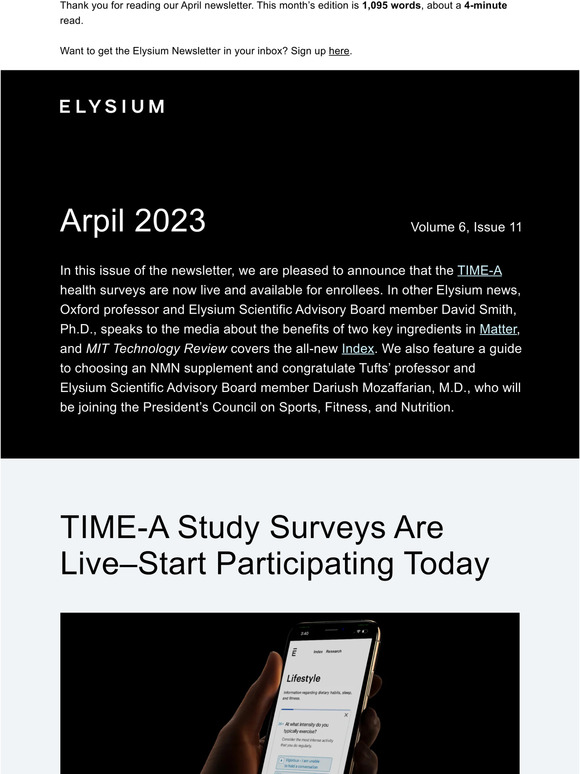 April Newsletter: How to choose an NMN supplement