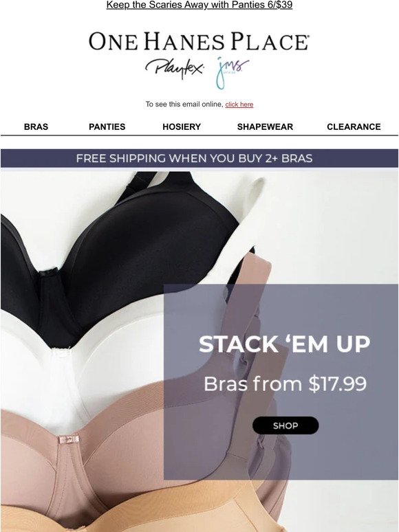 Sunday Steals! Bras from $17.99