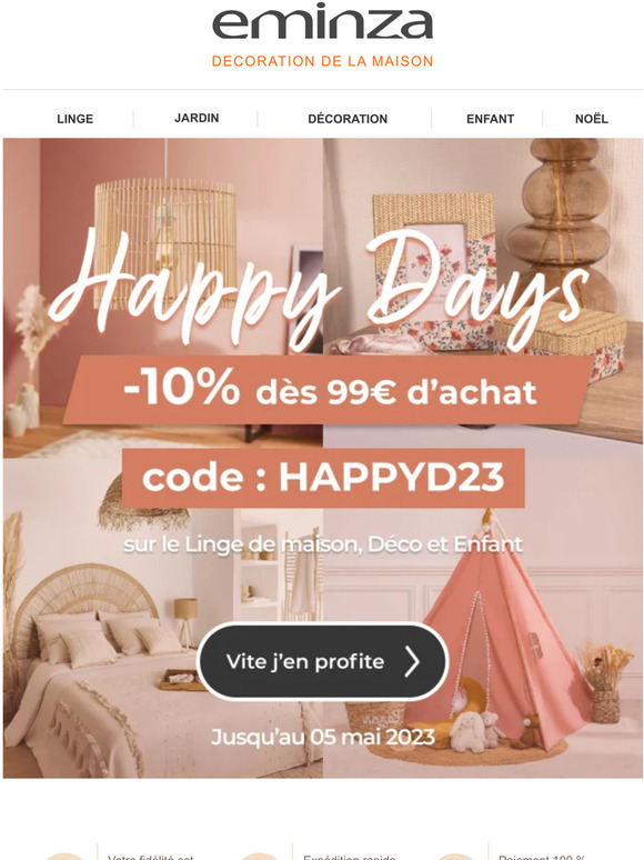 Happy Days : 10% de réduction