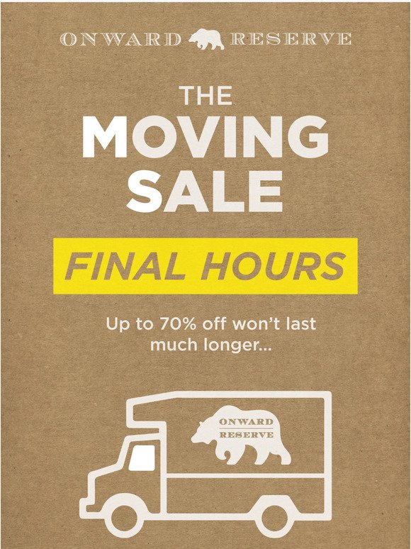 Final Hours... Up to 70% Off Ends at Midnight
