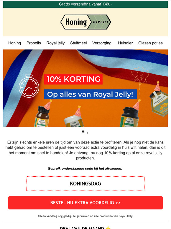 ⏰.. Laatste kans op Koningsdagactie!