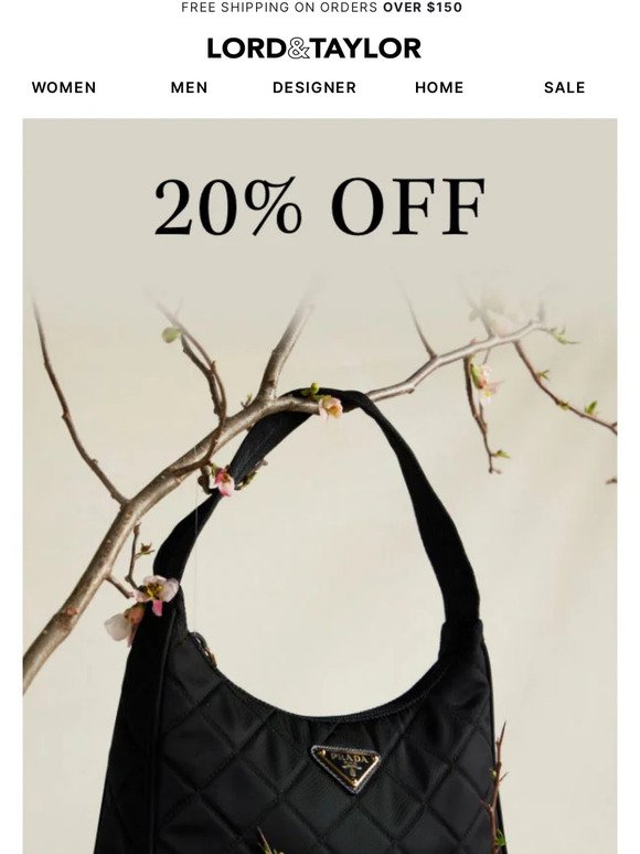 HURRY! 20% off pre-loved handbags 👜