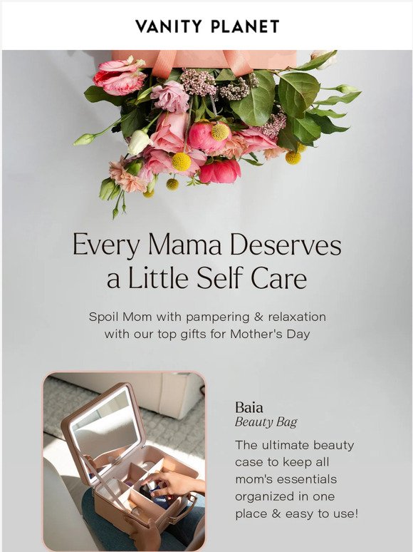 Let us Help You Spoil Mom with 20% Off!