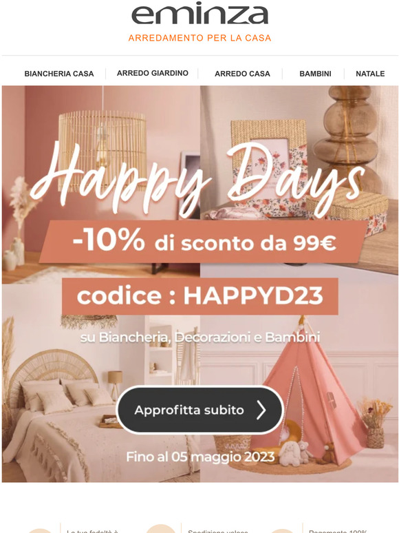Happy Days: 10% di sconto