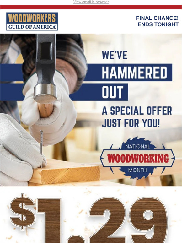 Woodworkers Guild of America Power up your woodworking skills 1.29