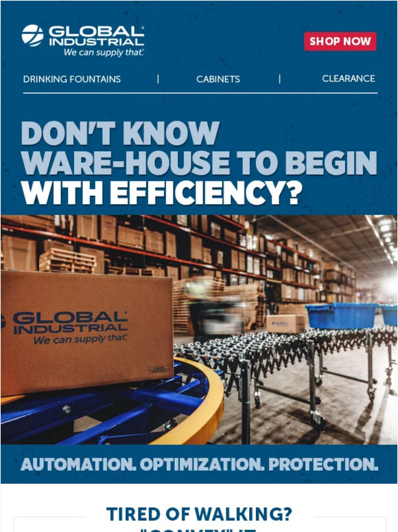 Increase efficiency in your warehouse