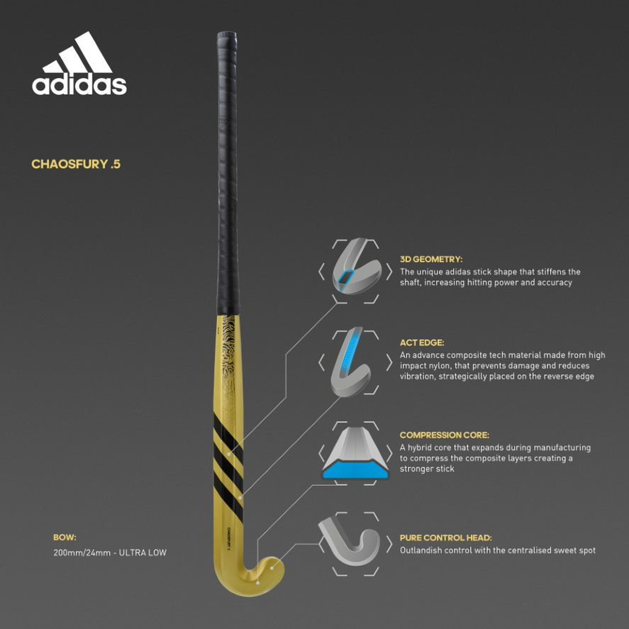 Adidas Chaos Fury .5 Composite Hockey Stick - 50% off