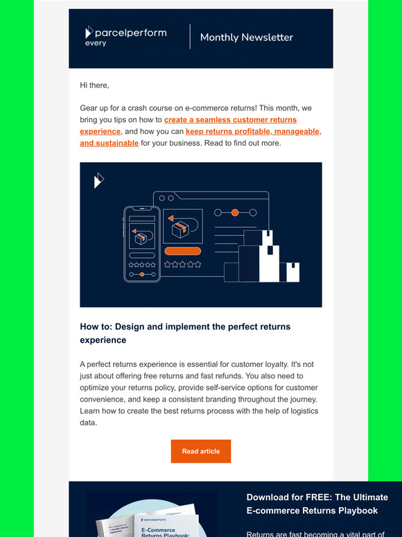 Returns 101: Everything you need to know about e-commerce returns. 📦