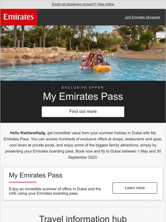 Enjoy summer offers in Dubai with My Emirates Pass