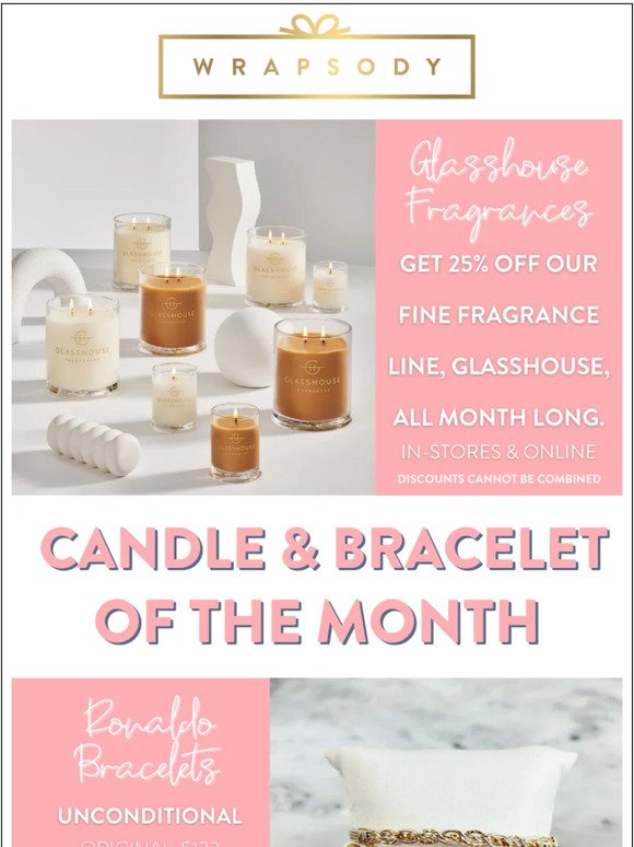 May Candle & Bracelet of the Month Reveal🌸