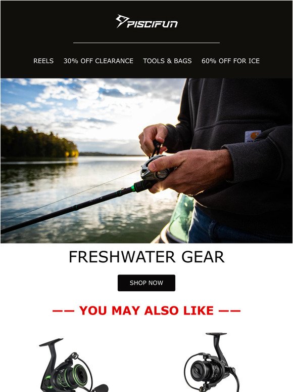 Piscifun: This Week's Recommendation: Freshwater Gear & Saltwater Gear
