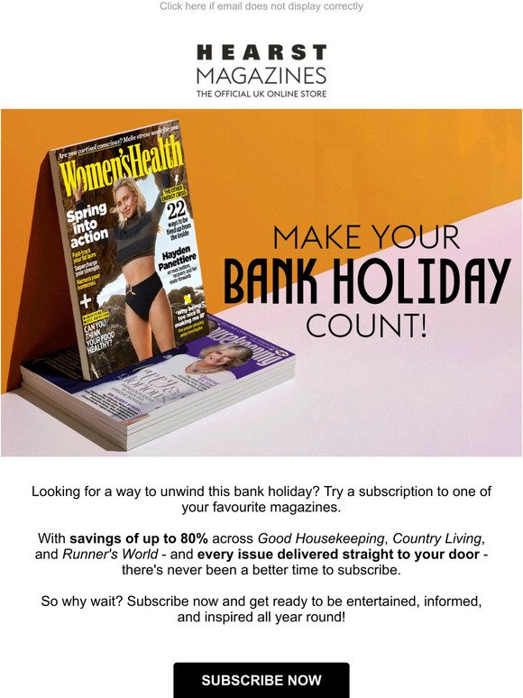 Bank Holiday SALE 🛒