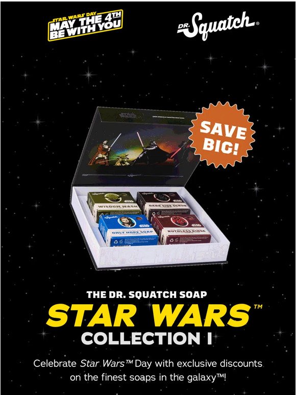 Flash Sale: May the 4th Be With You