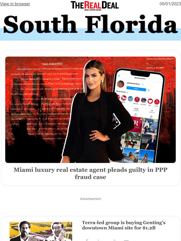 Therealdeal: Miami Agent Pleads Guilty To PPP Fraud; Terra Buys Miami ...