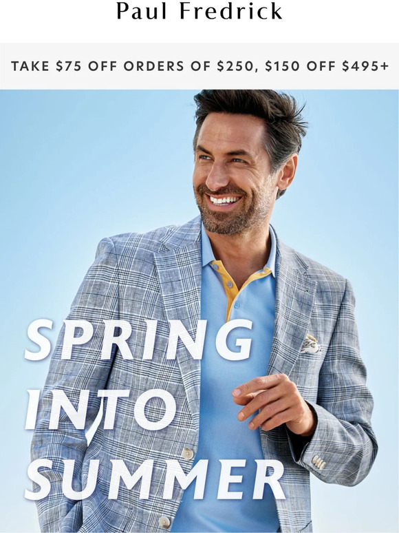 Paul Fredrick Our new collection is here. Milled