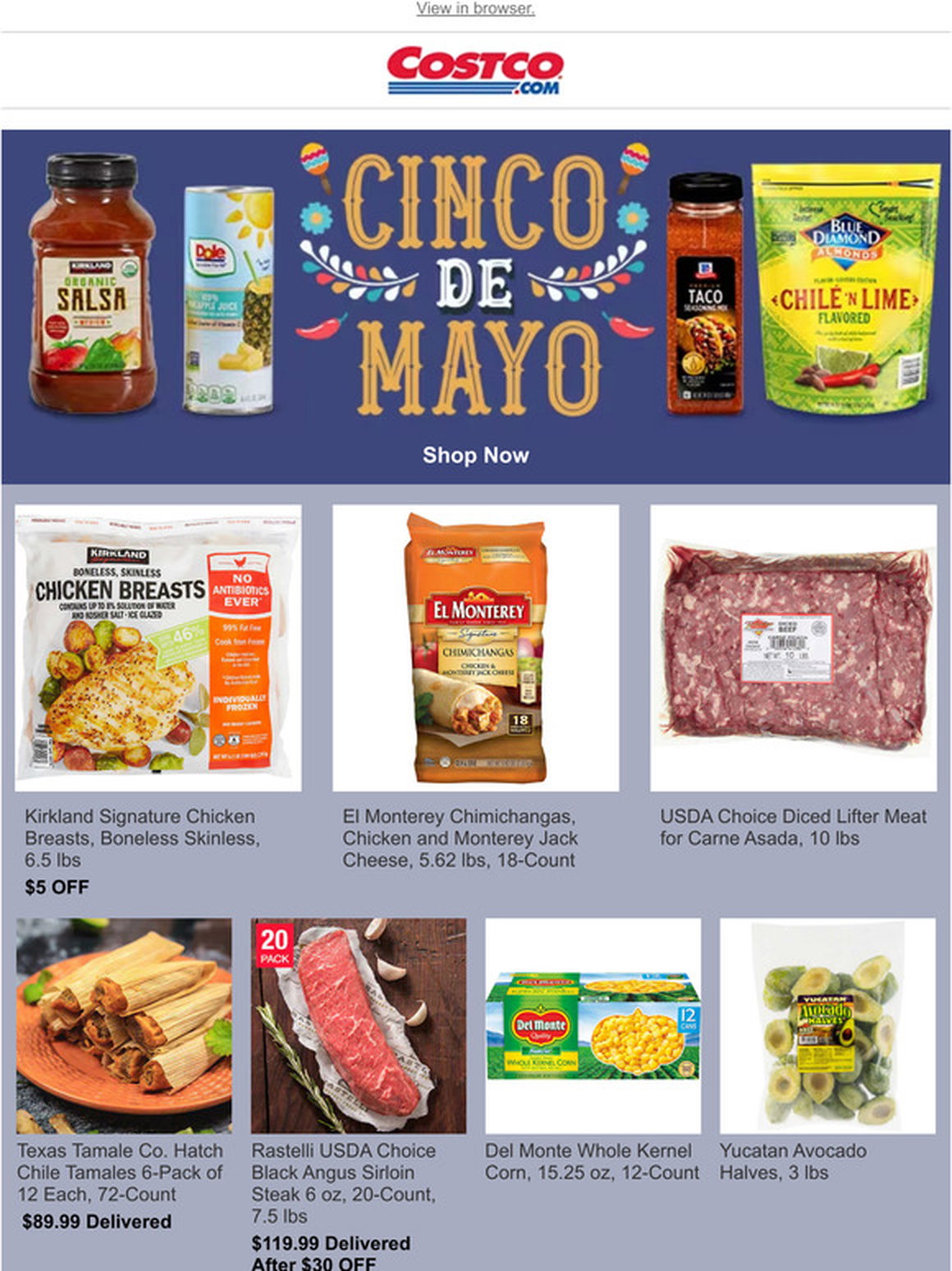 Costco: Cinco de Mayo Party Essentials to Enjoy on Your NEW Patio!