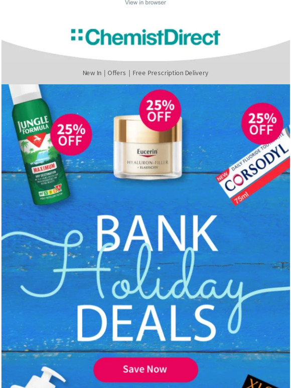 Bank Holiday deals are here!