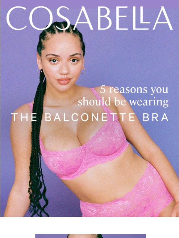 cosabella 5 Reasons You Should Be Wearing the Bra Milled