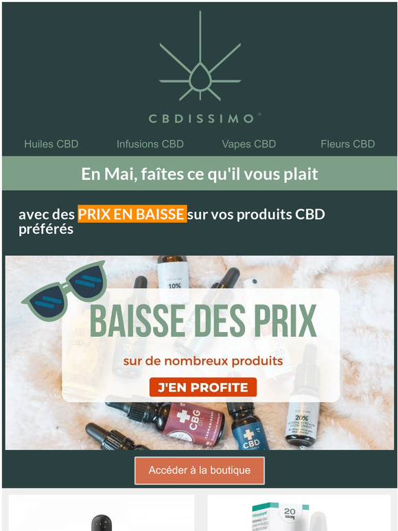 , 🌞 les prix du CBD fondent pour vous !