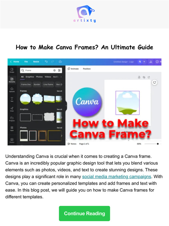 Artixty: How to Make Canva Frames? An Ultimate Guide | Milled