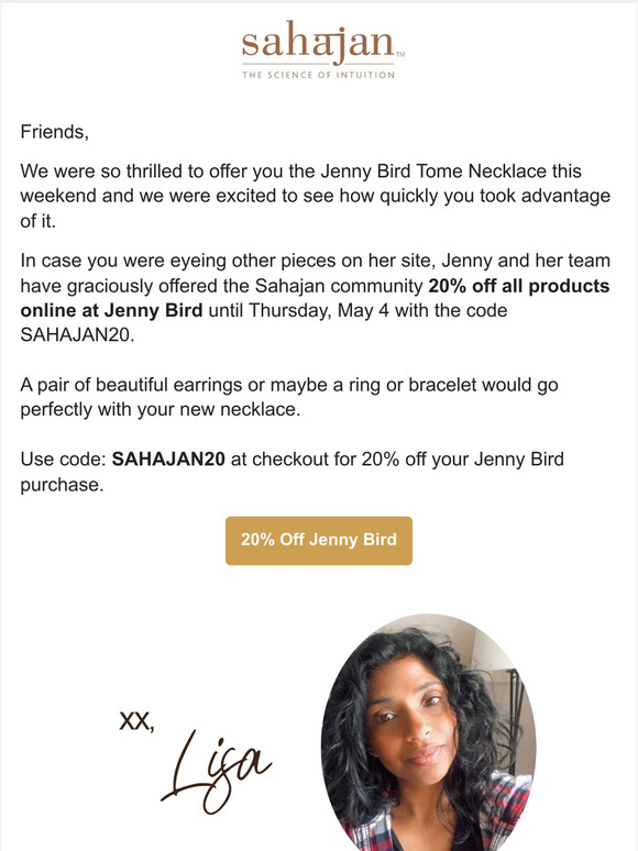 A gift to our community from Jenny Bird 🤎