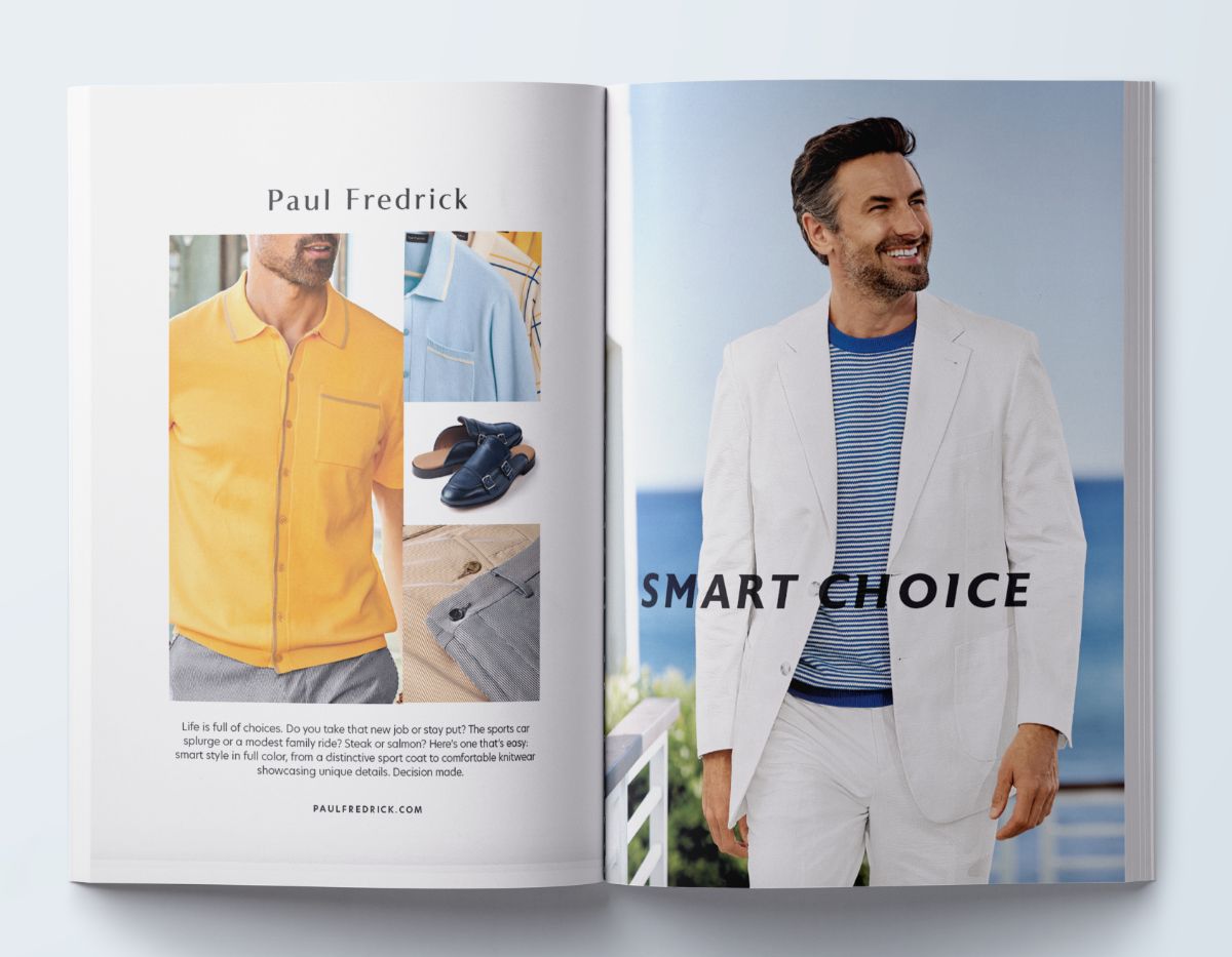 Paul Fredrick Shop our new catalog online. Milled