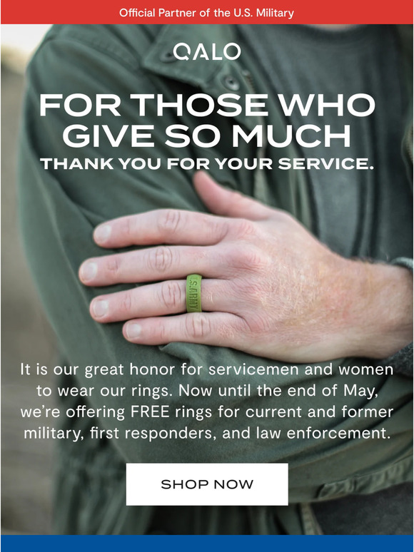 QALO Thank You for Your Service Milled