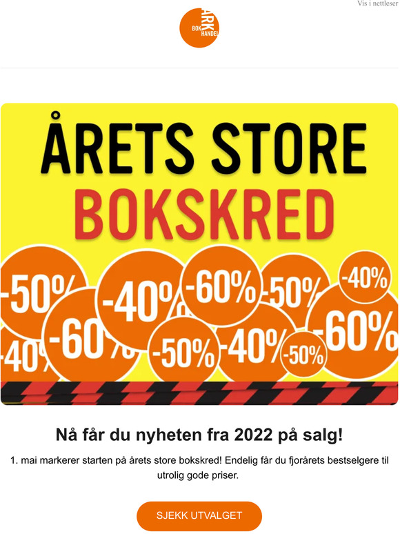 Salget er i gang - Årets store bokskred!