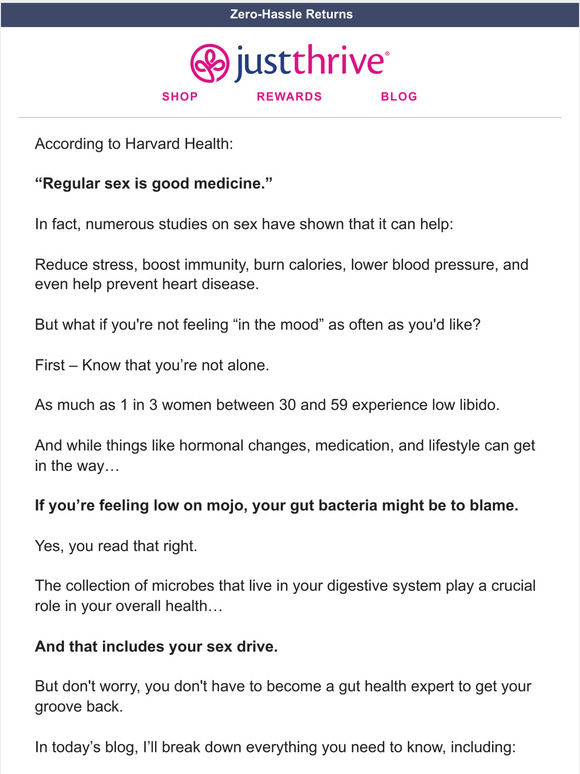 Is your gut killing your libido?