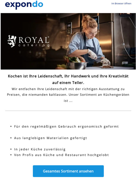 Hochwertige, zuverlässige & langlebige Küchengeräte