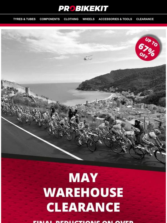 MAY CLEARANCE DEALS - UP TO 67% OFF