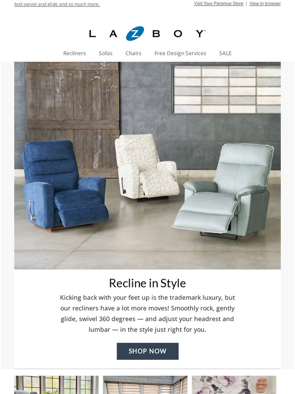 LaZBoy These Recliners Rock! Milled