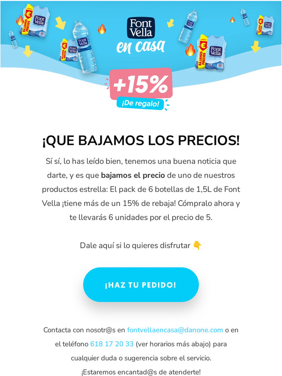 ¡Bajamos los precios!😯💧