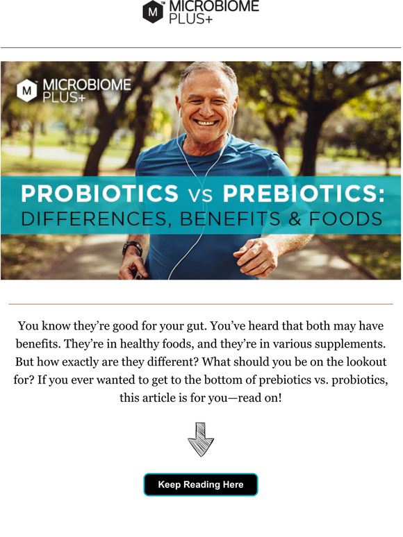 Microbiome Plus What's the Difference Between Probiotics and