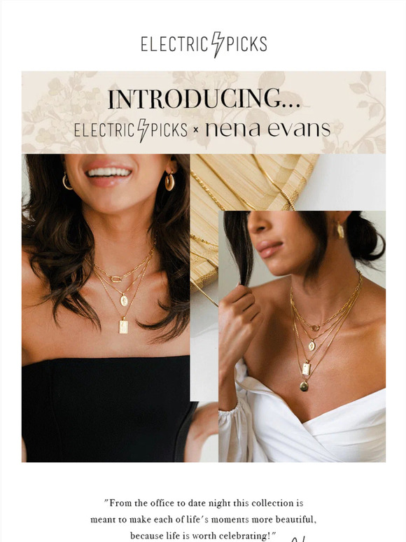 Electric Picks Jewelry Introducing.... EP x NENA EVANS 🌻🫶 Milled