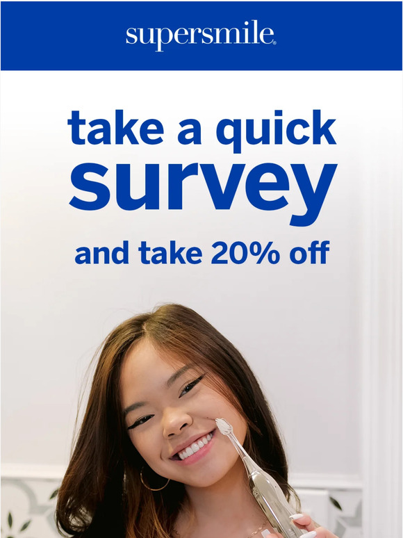 share your opinions and earn rewards with supersmile 🏼