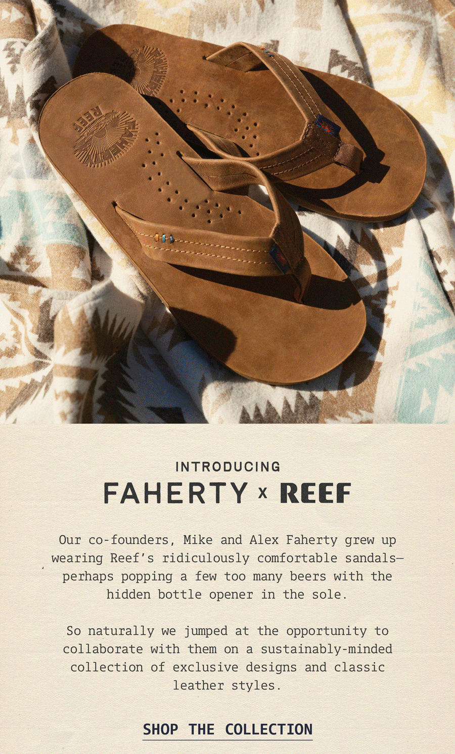Faherty Introducing FAHERTY x REEF Milled