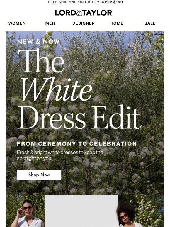 Just in time: The White Dress Edit