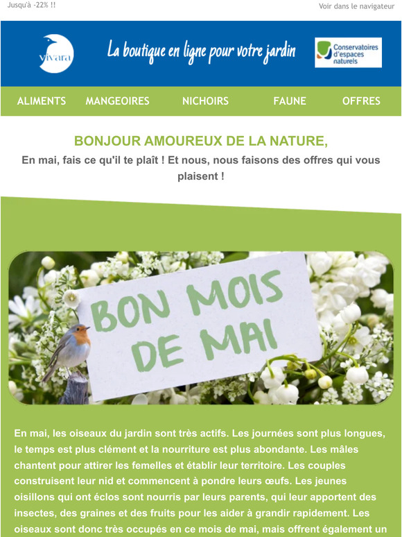 Les offres du mois de mai sont là !  😮