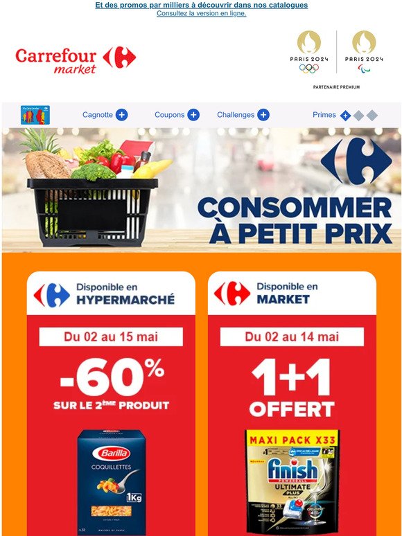 Carrefour déploie un défi anti inflation de 30 produits premier