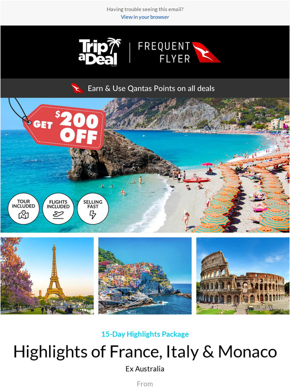 TripADeal Europe 2024 on sale now ️ Don't miss out on up to 500 off