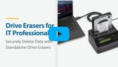 Thumbnail for video showing a drive eraser
