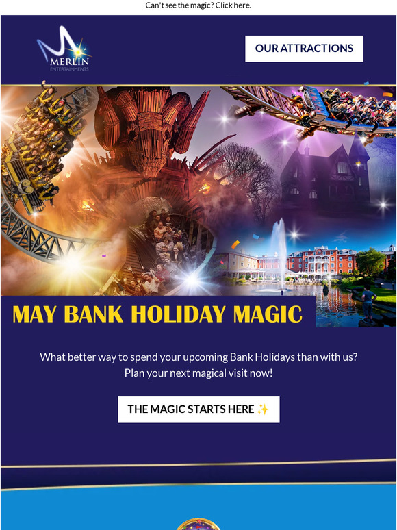 Alton Towers Plan your next Bank Holiday now Milled