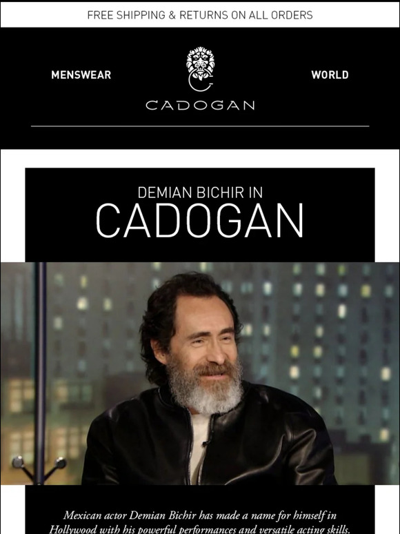Actor Dermian Bichir Rocks Our Leather Exclusives!