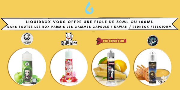 fiole offerte à choisir ce mois ci dans les liquidbox