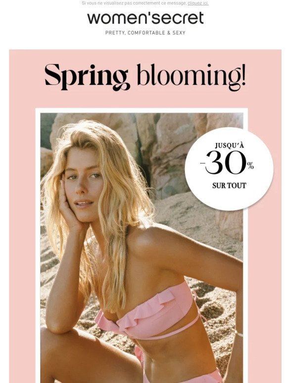 Jusqu’à -30 % sur TOUT ! 🌸 Spring Blooming !
