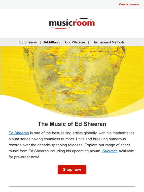 The Music of Ed Sheeran 🆕