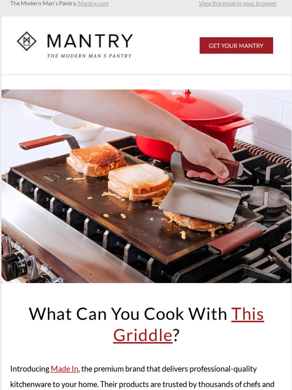 Mantry: What Can You Cook With This Griddle? | Milled