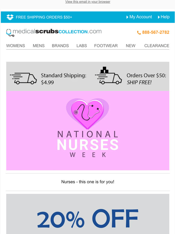 Medical Scrubs Collection Nurses Week Savings Milled