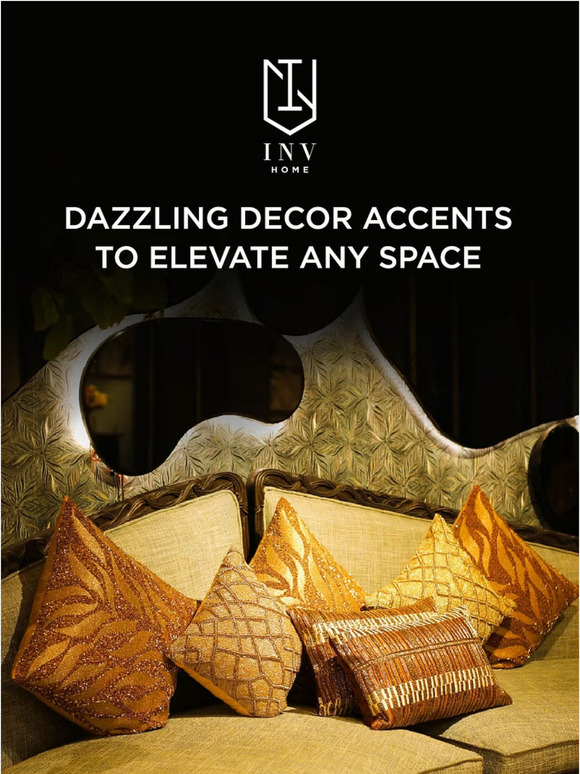 Gratify in opulence with INV home luxurious home decor collection, crafted to transform your living space into a haven of refined elegance.